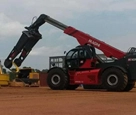 Side of New Magni Telehandler working